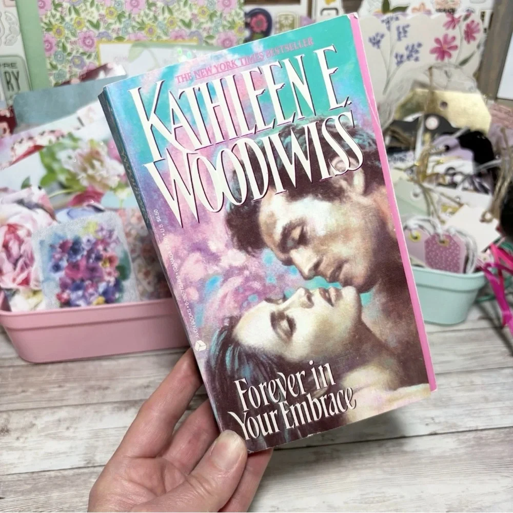 Lot Of 6 Kathleen E. Woodiwiss Historical Romance Novels Vintage Books Stepback